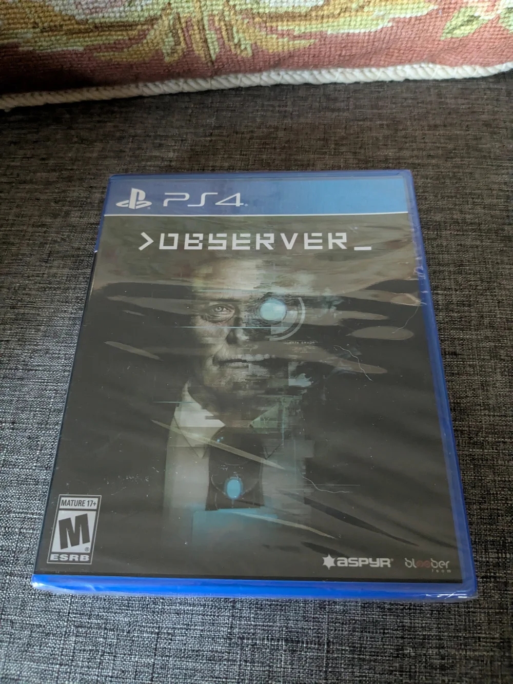 Sony PS4 Observer – Blue and Black Case